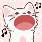 Duet Cats: Cute Popcat Music Logo