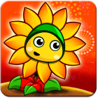 Flower Zombie War Logo