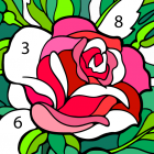 Happy Color – Colour By Number Logo