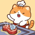 Cat Cooking Bar Icon