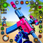 Counter Terrorist Robot Game Logo