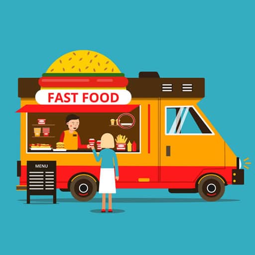 Food Truck Differences Icon