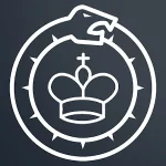 Ouroboros King Chess Roguelike Logo