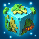 Planet Of Cubes Craft Survival Logo