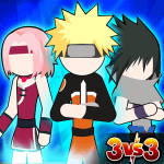 Stickman Ninja - 3v3 Battle Arena Logo