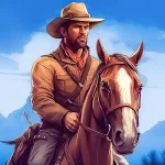Western Cowboy Zombie Hunter Icon