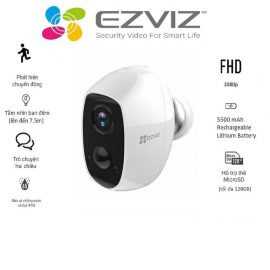Camera wifi không dây sử dụng pin sạc Ezviz CS-C3A – Hàng chính hãng