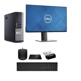Bộ Máy tình Để Bàn Dell X020 ( Core i7 – 4770 / Ram 8GB / SSD 240GB / Card hình Quadro K620- 2Gb) Và Màn hình Dell U2419H và Bàn Phím chuột Dell – Dòng Dùng Đồ Họa cao cấp  – Hàng chính hãng