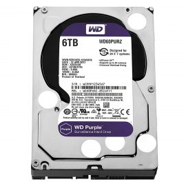 Ổ Cứng HDD Camera WD Purple 6TB/64MB/3.5 IntelliPower – WD60PURZ – Hàng Chính Hãng