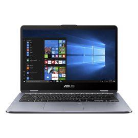 Laptop Asus VivoBook Flip 14 TP410UF-EC029T Core i5-8250U/Win10 (14 inch) – Grey – Hàng Chính Hãng
