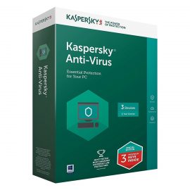 Phần Mềm Diệt Virus Kaspersky Antivirus  (KAV) – 3 User  – Hàng chính hãng