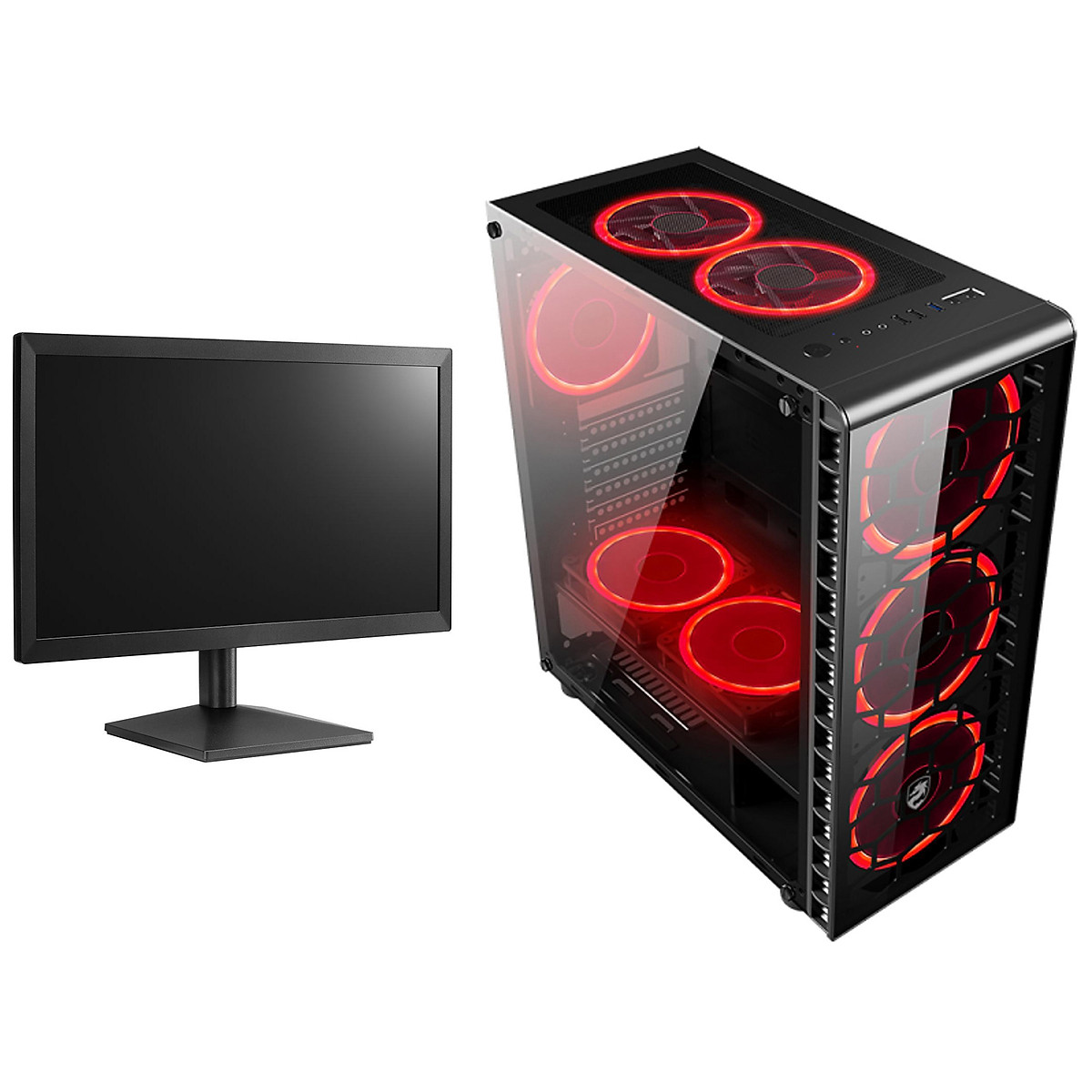 Máy Tính Chơi Game Vip Nguyên Bộ 4Techgm06 2019 Đời Mới Kèm Màn 24Inch Full  Hd, Case Pc Desktop Chiến Mọi Game Đòi Cấu Hình Khủng. - Hàng Chính Hãng. -  Tin