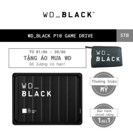 [Mã ELWDSD giảm 8% tối đa 300K] Ổ cứng HDD WD BLACK P10 Game Drive 5TB 2.5″, 3.2 (WDBA3A0050BBK-WESN)