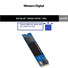 [Mã ELWDSD giảm 8% tối đa 300K] Ổ cứng SSD WD Blue SN550 250GB M.2 2280 NVMe Gen3 x4 WDS250G2B0C Chính hãng