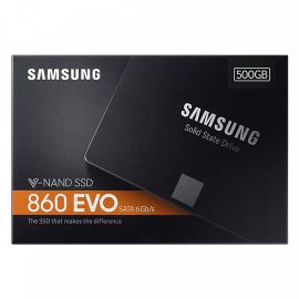 Ổ Cứng SSD Samsung 860 EVO 500GB 2.5 inch SATA iii MZ-76E500BW – Hàng Nhập Khẩu (Box Tiếng Anh)