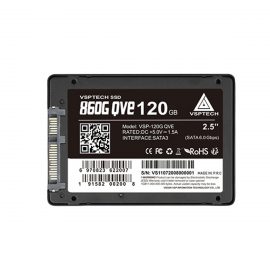 Ổ cứng SSD VSPTECH 860G QVE dung lượng 120GB – tốc độ ghi 420MB/s đọc 500MB/s (Đen) Hàng Chính Hãng