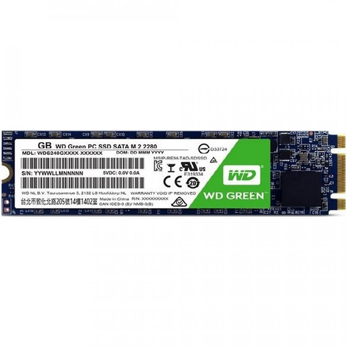Ổ cứng SSD Western Digital Green M.2 2280 Sata III 120GB WDS120G2G0B – Hàng Chính Hãng Ổ cứng SSD Western Digital Green M.2 2280 Sata III 120GB WDS120G2G0B – Hàng Chính Hãng