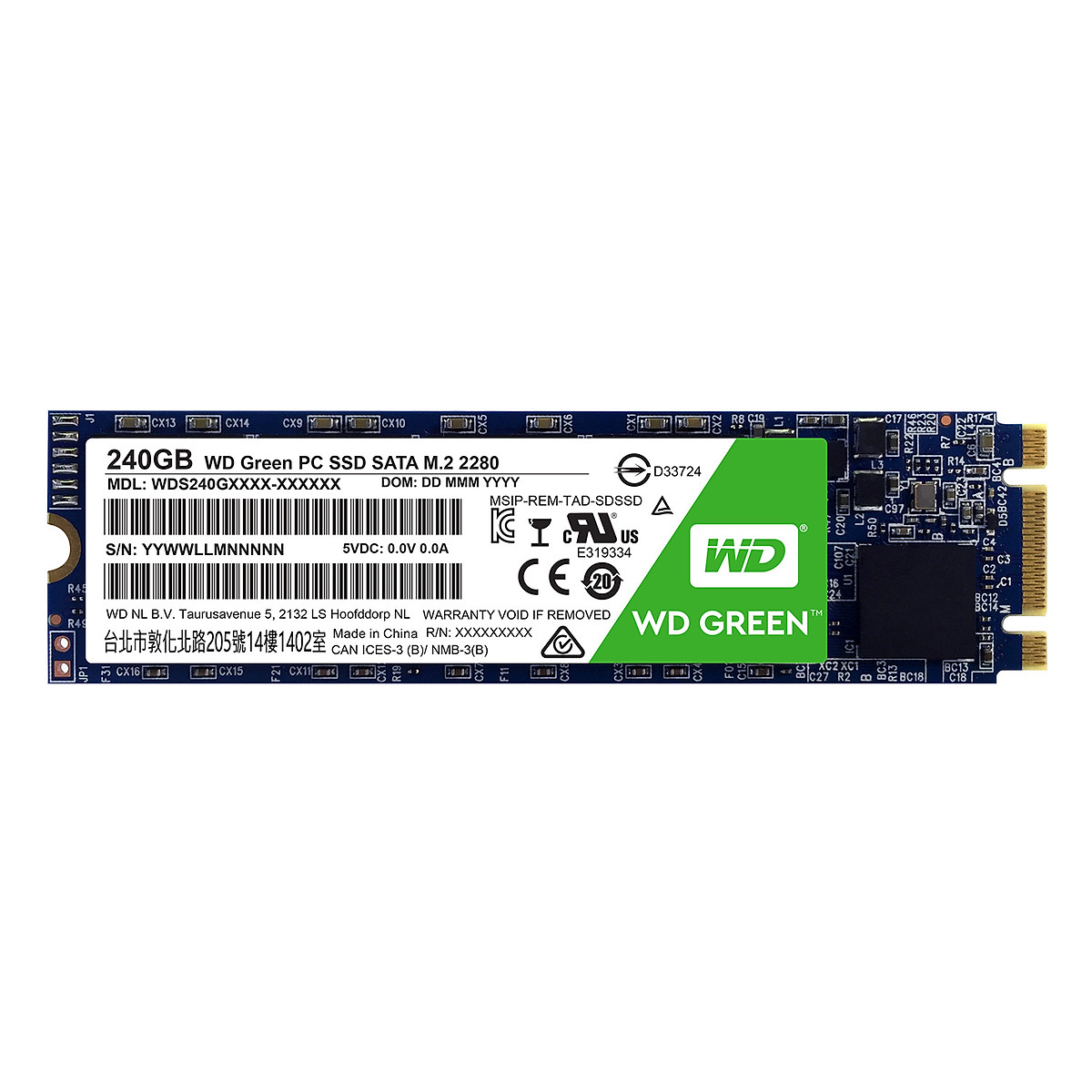 Ổ Cứng SSD M.2 WD Green 240GB – WDS240G1G0B – Hàng chính hãng Ổ Cứng SSD M.2 WD Green 240GB – WDS240G1G0B – Hàng chính hãng