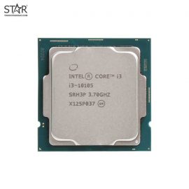 CPU Intel Core i3 10105 (3.70 Up to 4.40GHz, 6M, 4 Cores 8 Threads) TRAY chưa gồm Fan