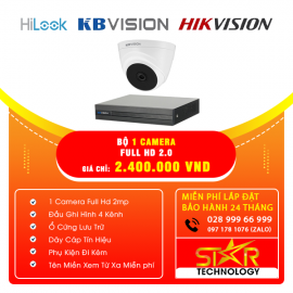 Trọn gói Bộ 1 Camera KBVISION FULL HD 2.0MP