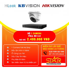 Trọn gói Bộ 1 Camera HILOOK FULL HD 2.0MP