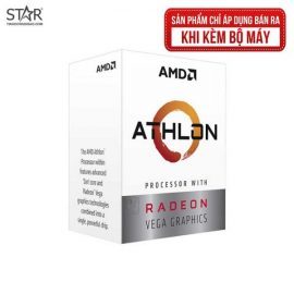 CPU AMD Athlon 3000G (3.5GHz, AM4, 2 Cores 4 Threads) Box Chính Hãng