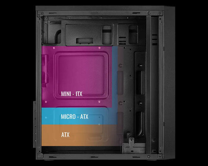 Case Aerocool CS-1103 Mid Tower (No Fan)