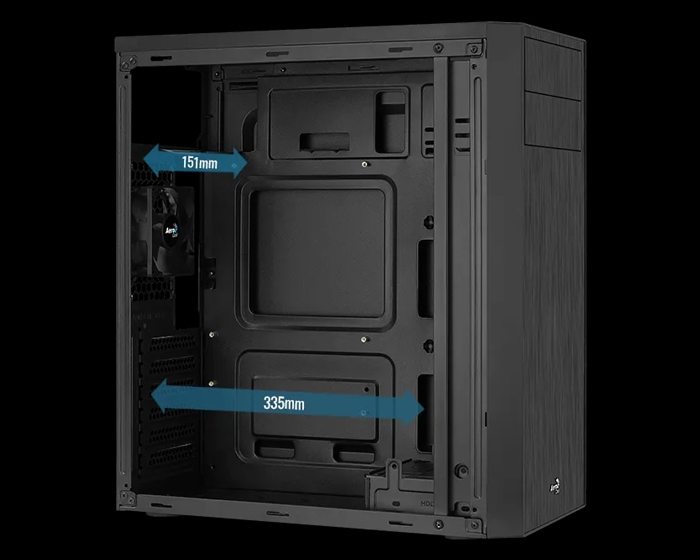 Case Aerocool CS-1103 Mid Tower (No Fan)