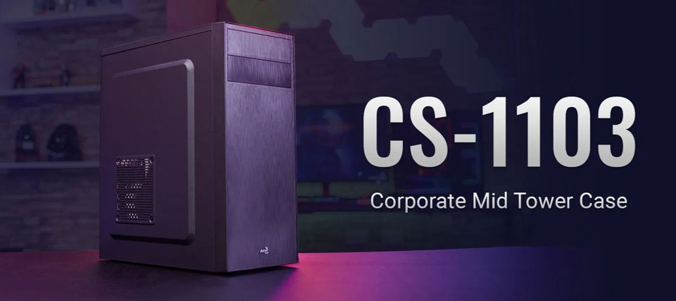 Case Aerocool CS-1103 Mid Tower (No Fan)
