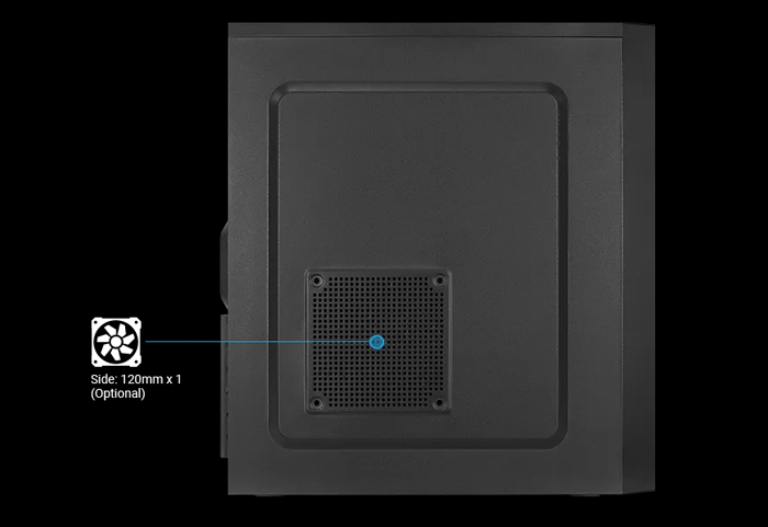 Case Aerocool CS-1103 Mid Tower (No Fan)