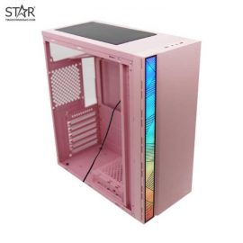 Thùng máy Case VSP Gaming V3-601P Pink (No Fan)