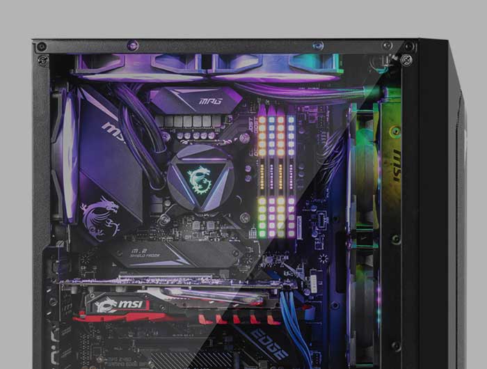 Thùng máy Case MSI MAG VAMPIRIC 100R Mid Tower