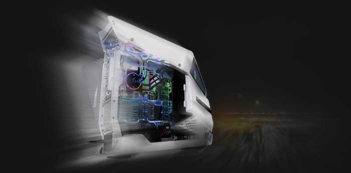 Thùng máy Case Thermaltake AH T600 Snow Full Tower Chassis (Trắng) (CA-1Q4-00M6WN-00)