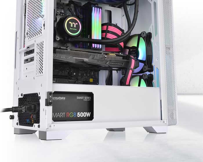 Case Thermaltake S100 Snow Edition Micro Chassis (Trắng) (CA-1Q9-00S6WN-00)