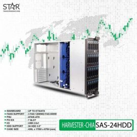 Case VSP Havester-CHIA SAS-24HDD (HDD 3.5″ x 24)