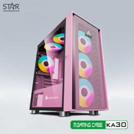 Thùng máy Case VSP Gaming KA30 Pink (No Fan)