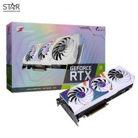 VGA Colorful RTX 3060Ti 8G GDDR6 iGame Ultra White OC-V V2 LHR (iGame GeForce RTX 3060 Ti Ultra W OC LHR-V)