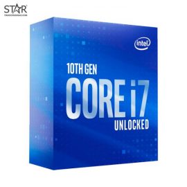 CPU Intel Core i7 10700F (2.90 Up to 4.80GHz, 16M, 8 Cores 16 Threads) Box Chính Hãng (Không GPU)