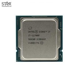 CPU Intel Core i7 11700F (2.50 Up to 4.90GHz, 16M, 8 Cores 16 Threads) TRAY chưa gồm Fan (Không GPU)