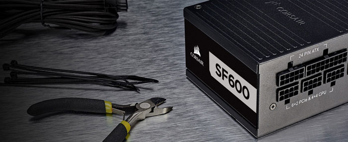 Nguồn Corsair 600W SF600 SFX 80 Plus Platinum Full Modular