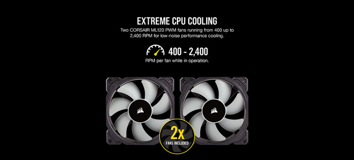 Tản Nhiệt CPU Corsair iCUE H100i RGB PRO XT 240 AiO Liquid Cooling