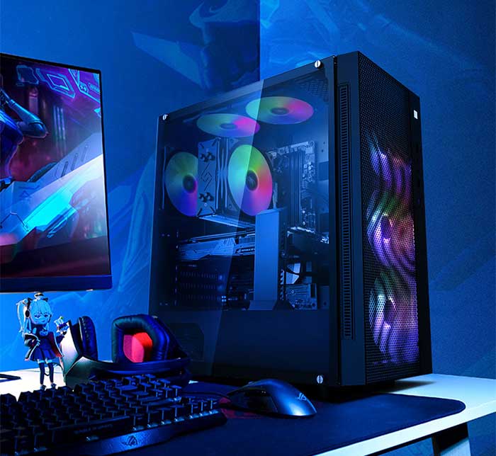 Thùng máy Case Deepcool Matrexx 55 MESH ADD-RGB