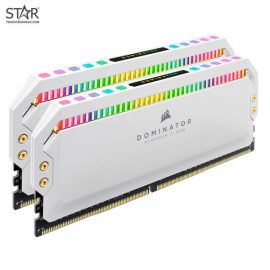 Ram DDR4 Corsair 16G/3200 Dominator Platinum RGB Ver 5.38 (Kit 2 x 8GB) CMT16GX4M2C3200C16W (Trắng)