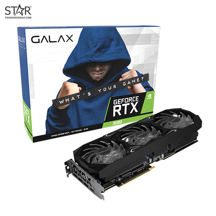 VGA Galax RTX 3080 10G GDDR6X SG (1-Click OC) V2 LHR (GeForce RTX™ 3080 SG (1-Click OC) LHR) VGA Galax RTX 3080 10G GDDR6X SG (1-Click OC) V2 LHR (GeForce RTX™ 3080 SG (1-Click OC) LHR)
