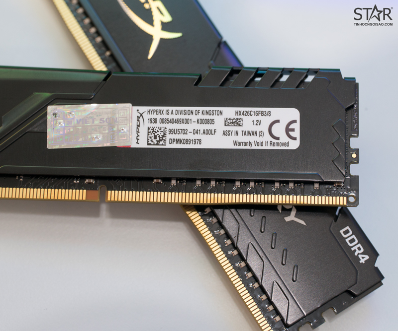 Ram DDR4 Kingston 8G/2666 HyperX Fury (HX426C16FB3/8)