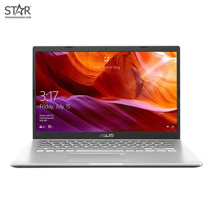 Laptop Asus Vivobook 14 D409DA-EK152T: AMD R5-3500U, Radeon Vega 8 Graphics, Ram 4G, SSD NVMe 256G, Finger Print, Win10, 14.0”FHD (Bạc) - Tin Học Star