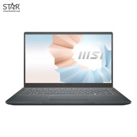 Laptop MSI Modern 14 B10MW-427VN: i3-10110U, Intel UHD Graphics, Ram 8G, SSD NVMe 256G, Win10, Led Keyboard, 14.0”FHD IPS (Carbon Gray)