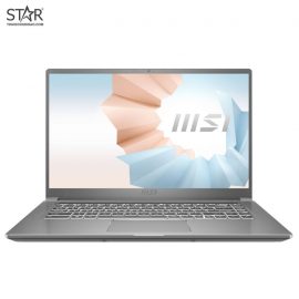 Laptop MSI Modern 15 A11M-099VN: i5-1135G7, Intel Iris Xe Graphics, Ram 8G, SSD NVMe 512G, Win10, Led Keyboard, 15.6”FHD IPS (Urban Silver)
