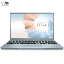 Laptop MSI Modern 14 B11MO-682VN: i3 1115G4, Intel UHD Graphics, Ram 8G, SSD M.2 NVMe 256G, Win10, Led Keyboard, 14.0”FHD IPS (Bluestone)