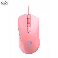 Chuột Dare-U EM908 Queen Pink RGB Gaming (Hồng)